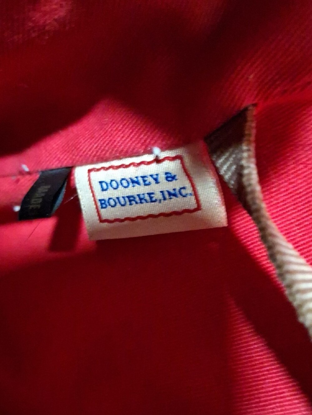 Dooney & Bourke Brown and Tan Logo Tote - Picture 9 of 12